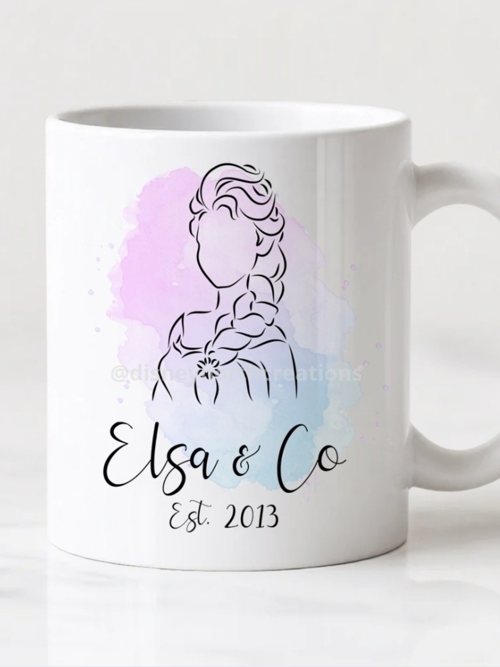 Disney Elsa Princess Ceramic Mug